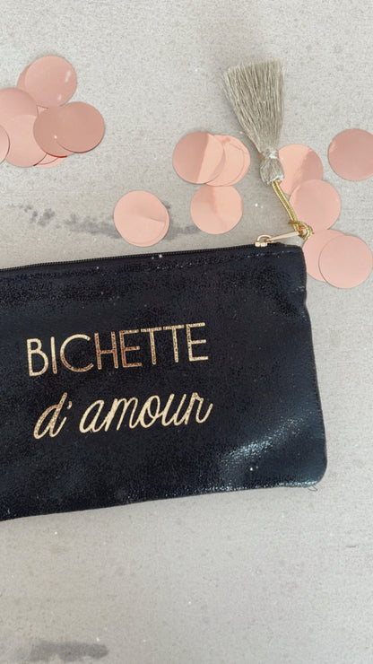 Pochette glitter