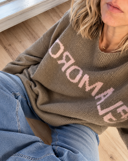 Maglia Glamourous taupe