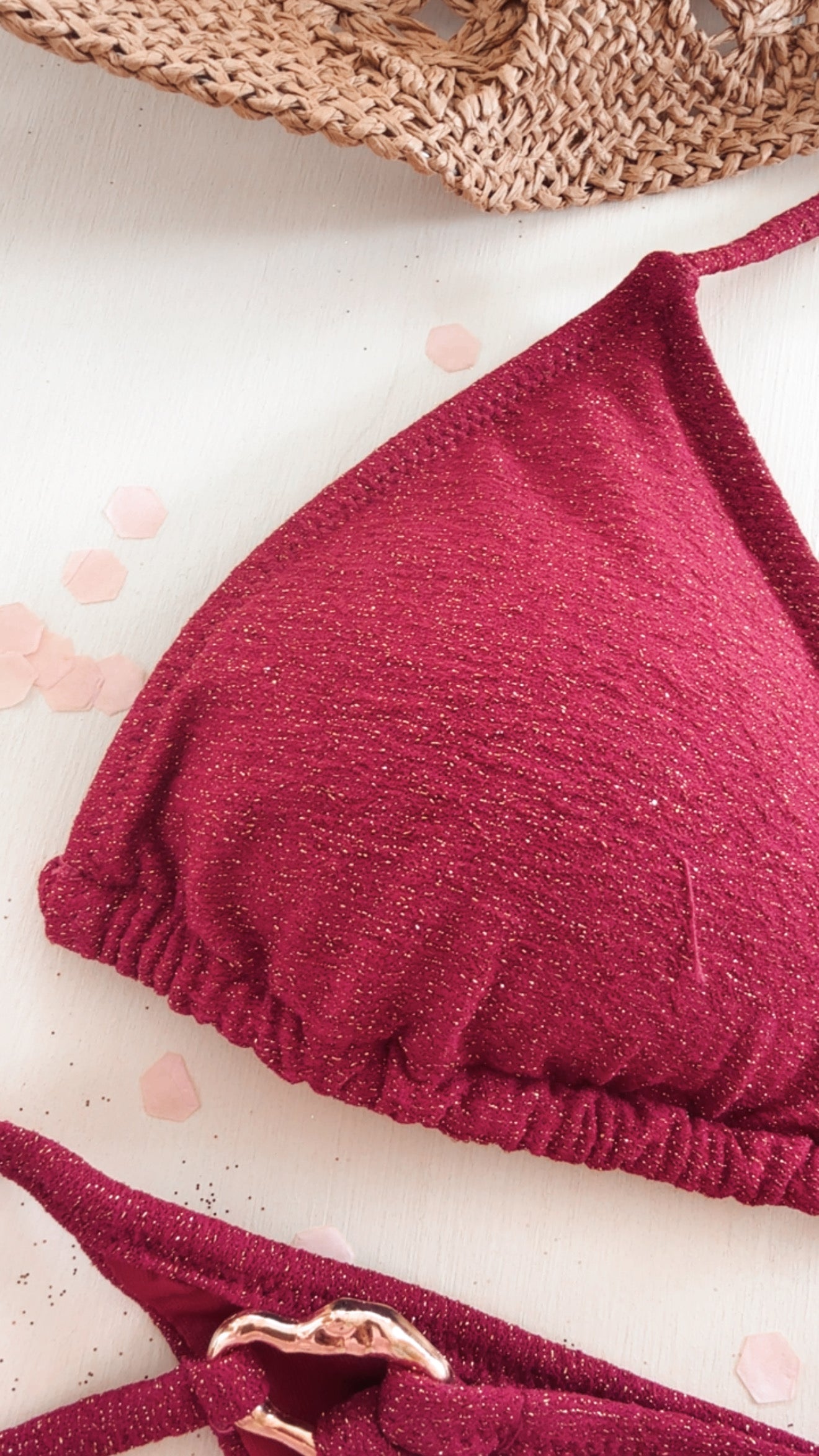 Bikini Brille dark raspberry
