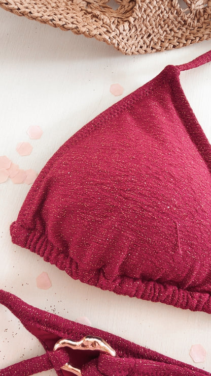 Bikini Brille dark raspberry