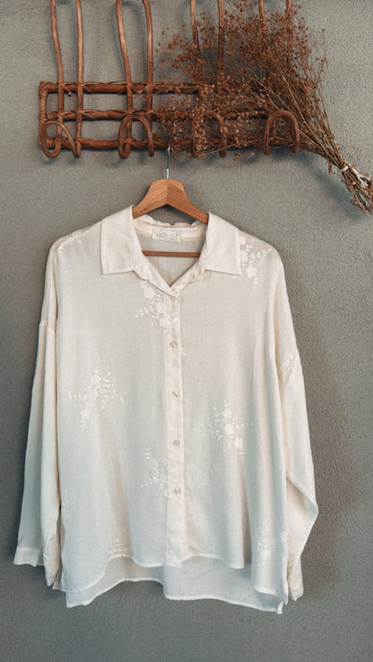 Fashion box Betty choco - Flora white - Lovely small