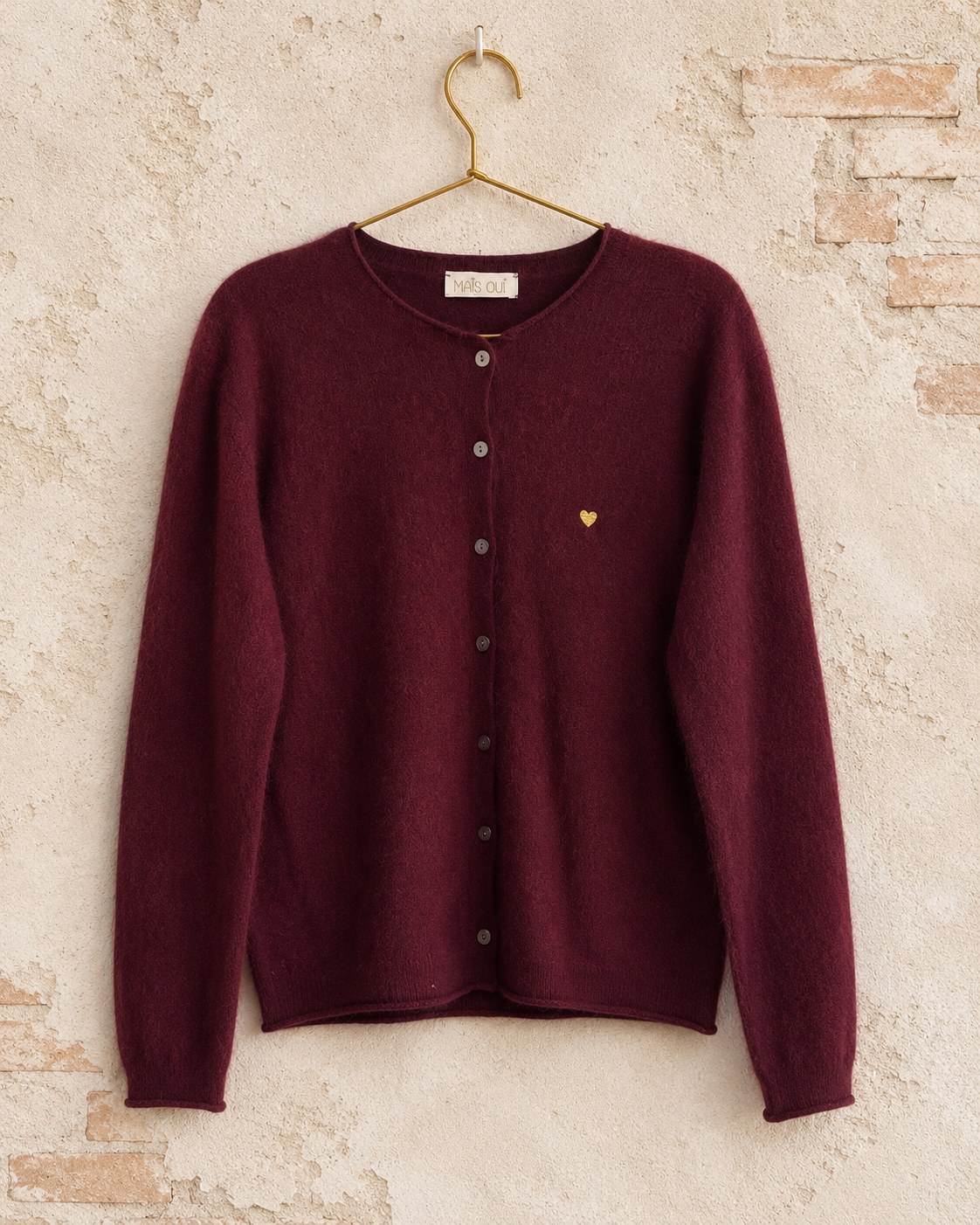 Cardigan Juliette burgundy