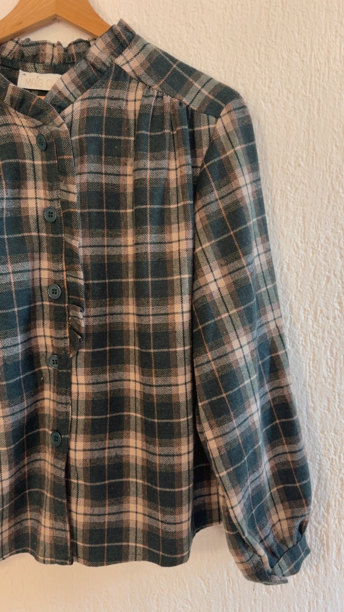 Camicia Anisa tartan green