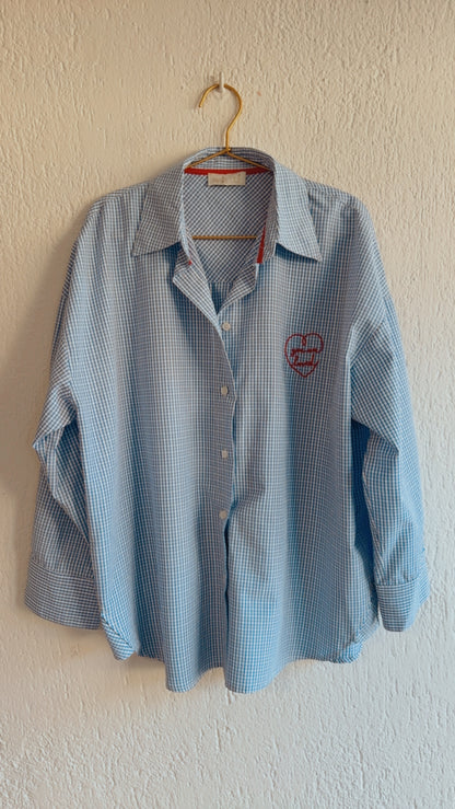 Camicia Loved azzurro