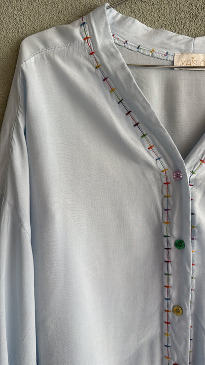 Camicia Blur azzurro