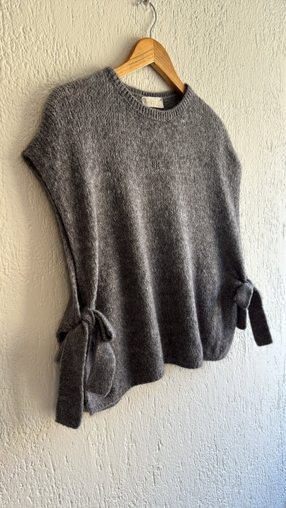 Gilet Paulina dark grey