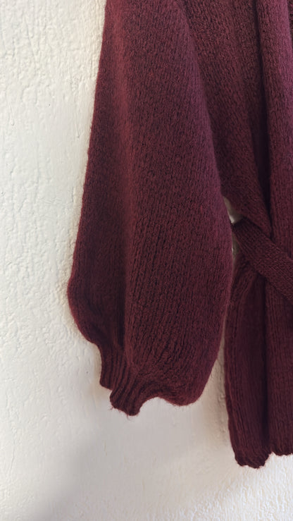Cardigan Jasmine burgundy