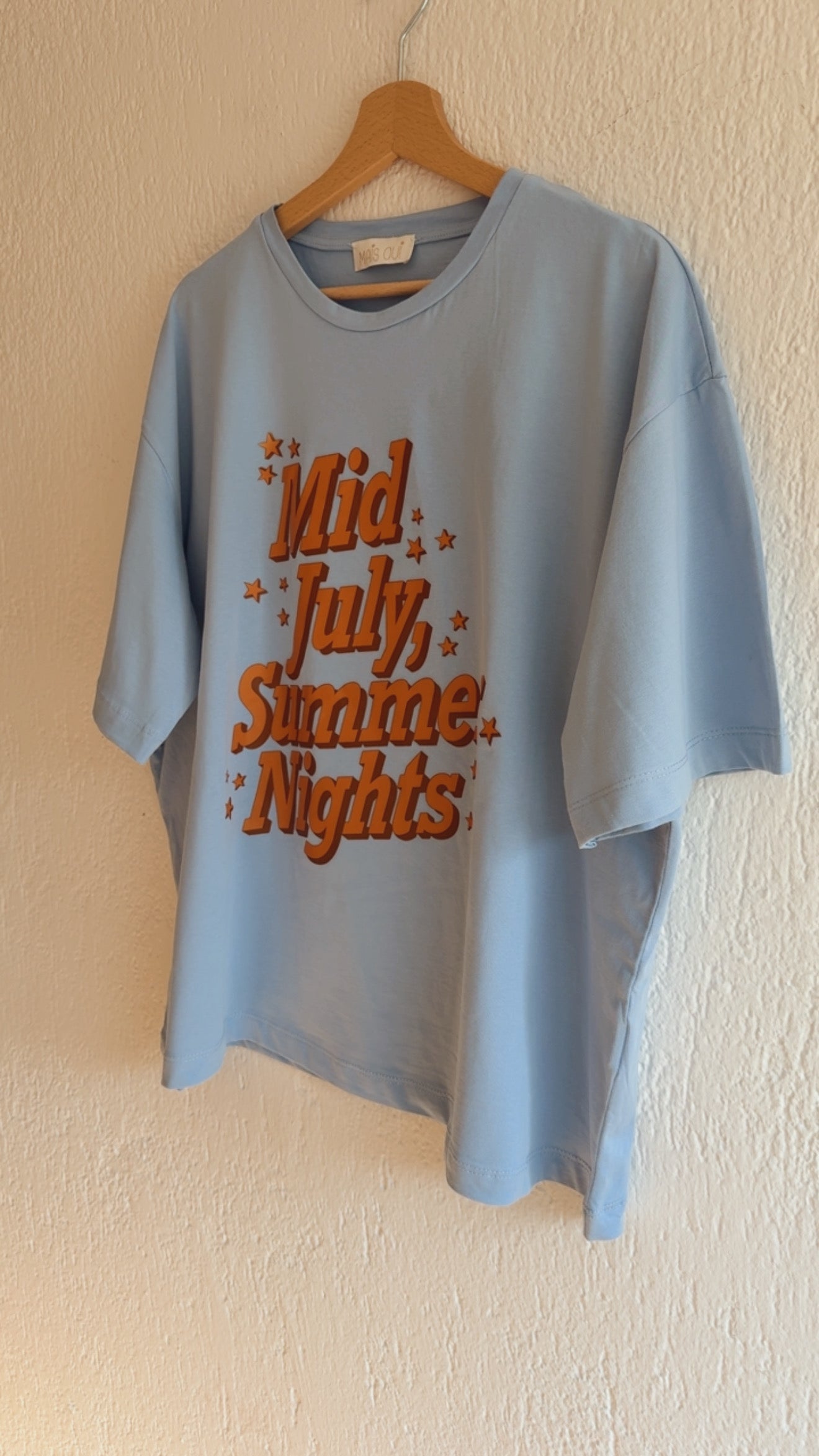 T-shirt Vintage azzurra