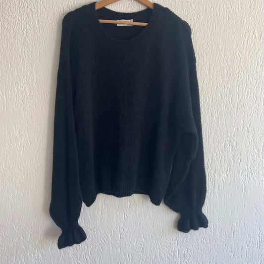 Tricot Fluffy nero