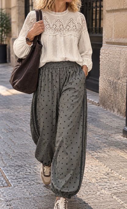 Pantalone Little Star military