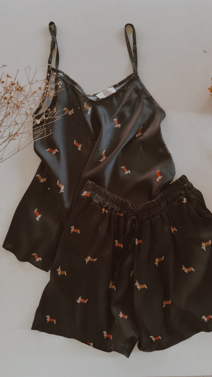 Completo pigiama Wally Black
