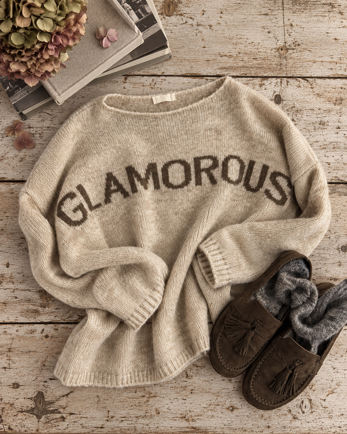 Maglia Glamourous sand
