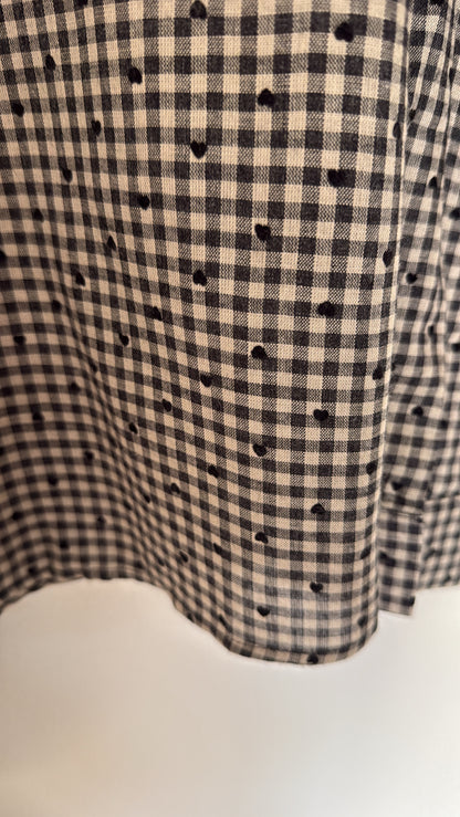 Camicia Clementina check black