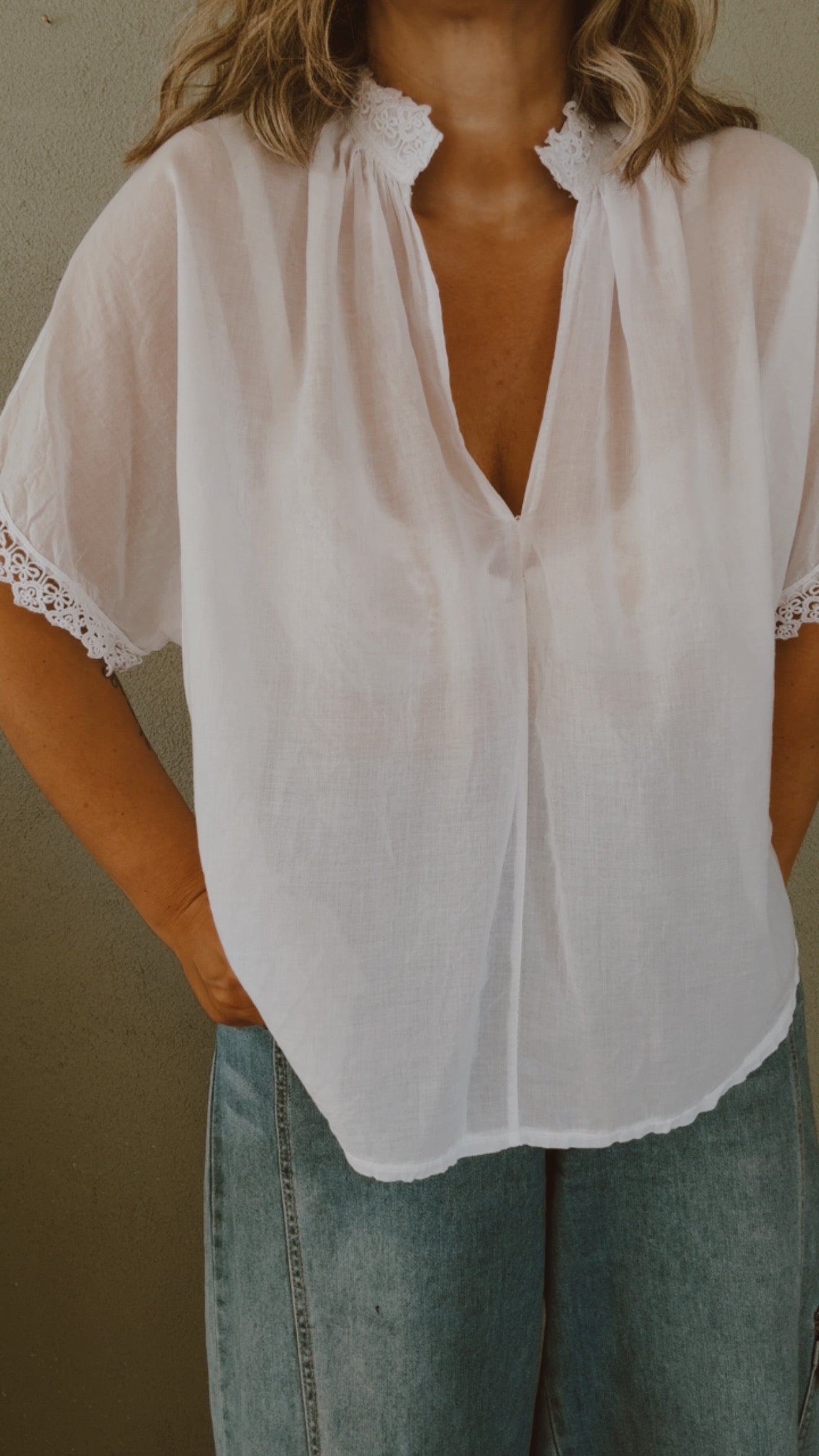 Camicia Clarence white