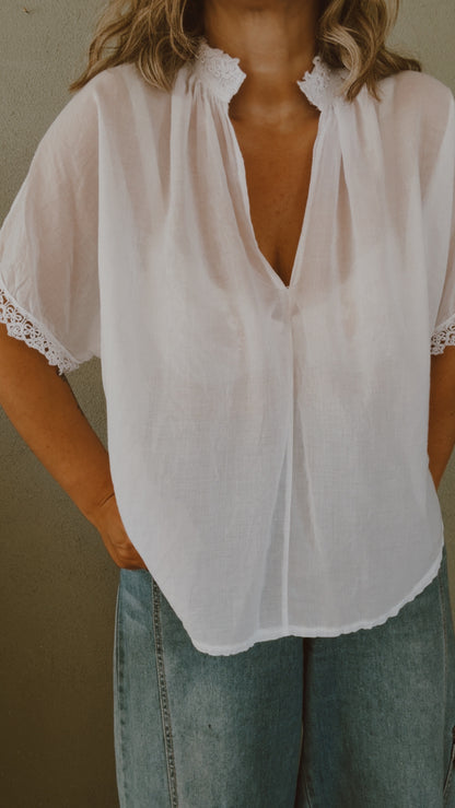 Camicia Clarence white