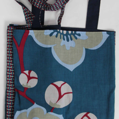 Borsa tote in cotone riciclato josephine Navy