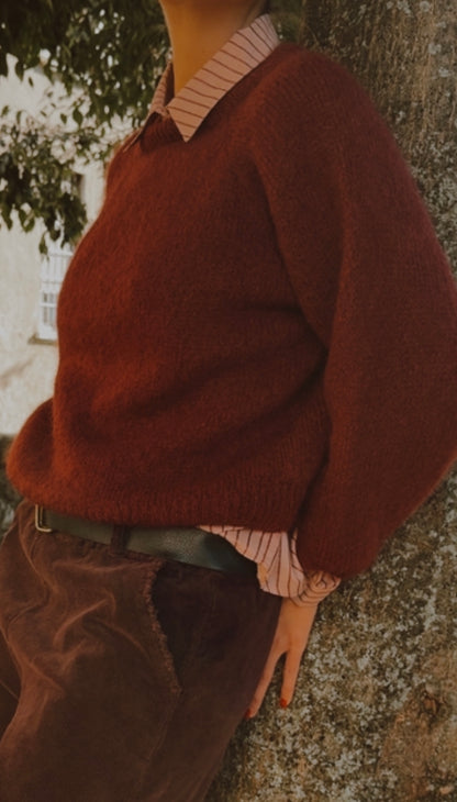 Maglia Bonnie Burgundy