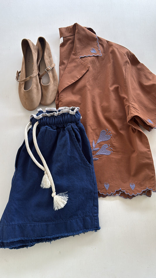 Short Kuma navy