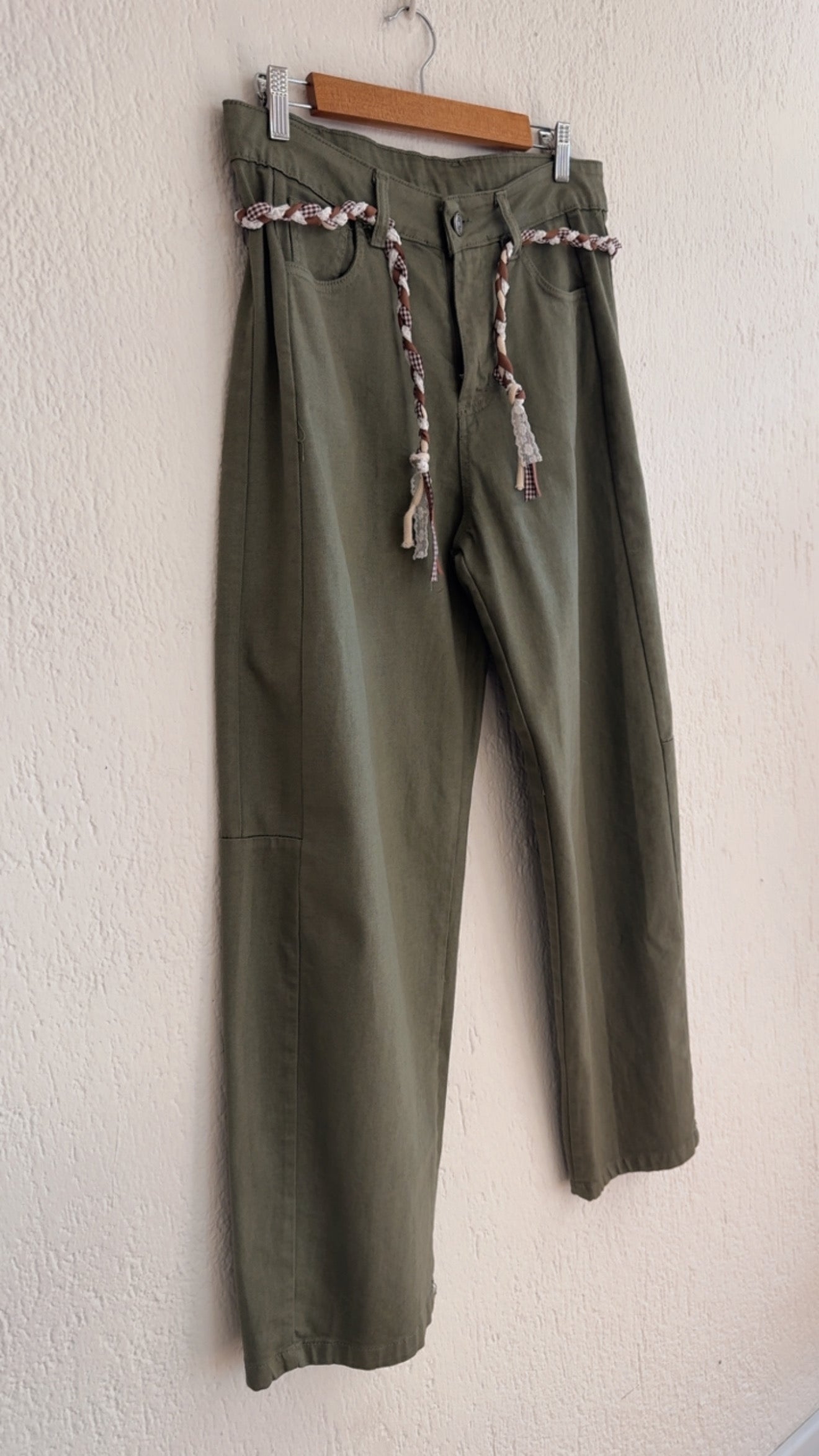 Pantalone Alvin verde miitare