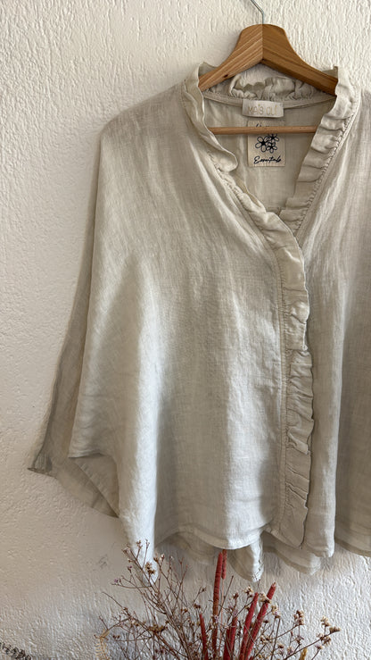 Cardigan camicia Gloria sand