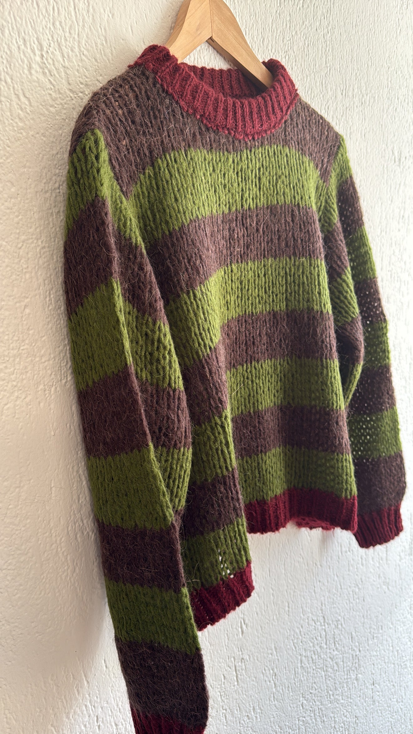 Maglia Natalina verde-choco