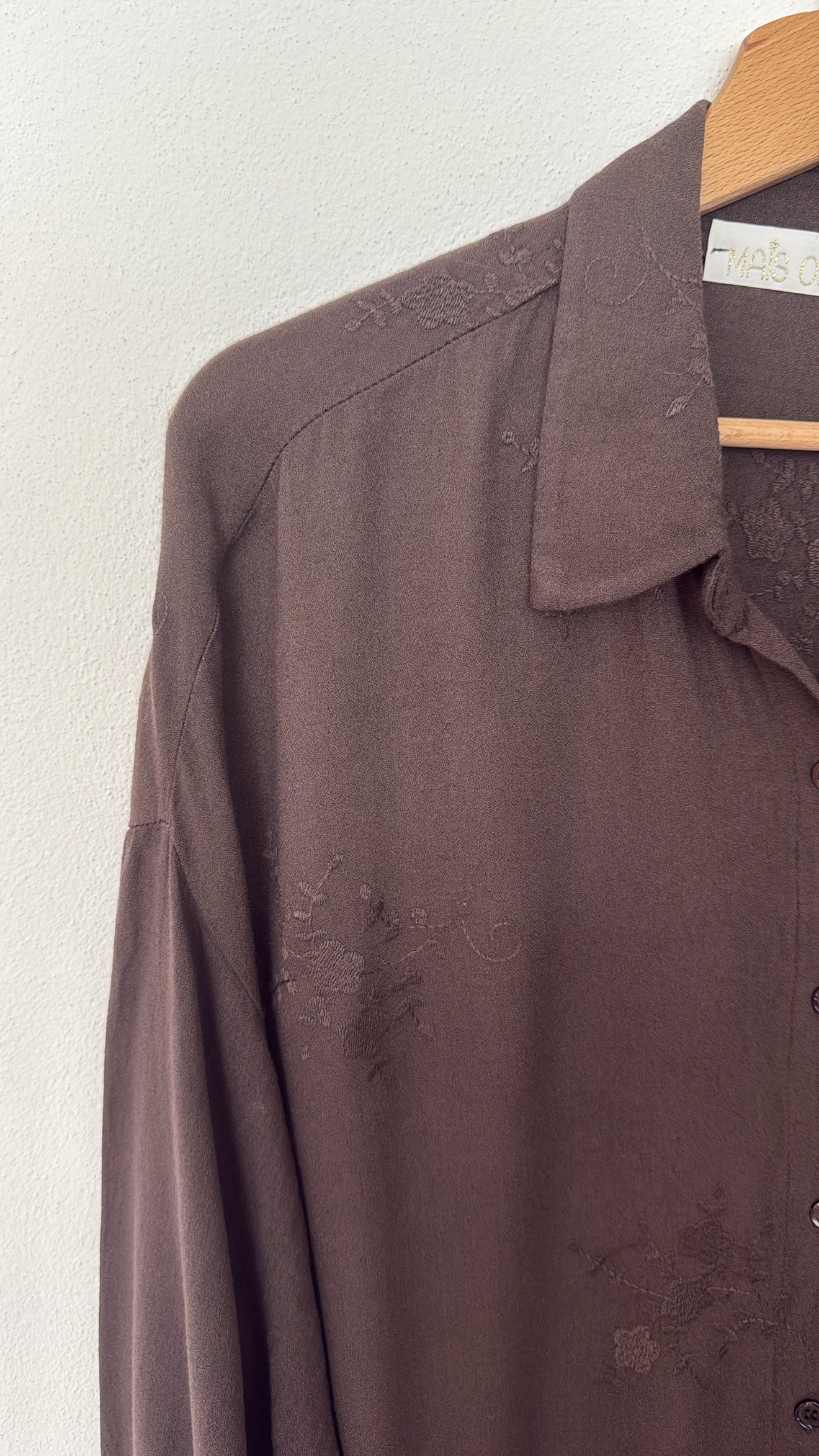 Camicia Flora chocolate