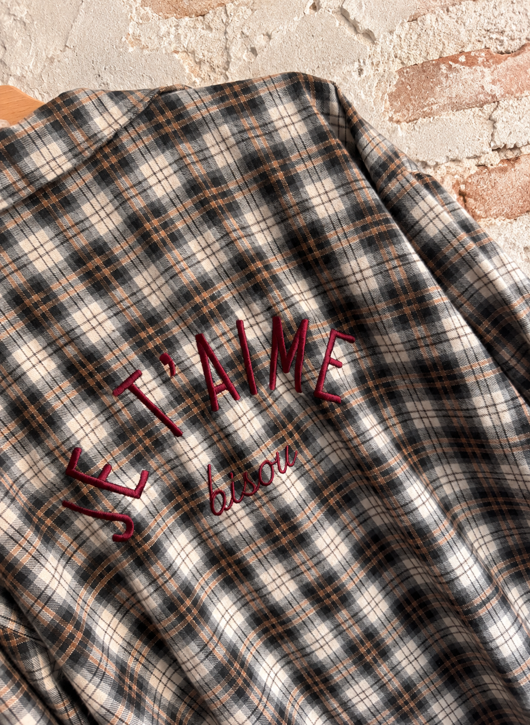Camicia Jet'aime check grey