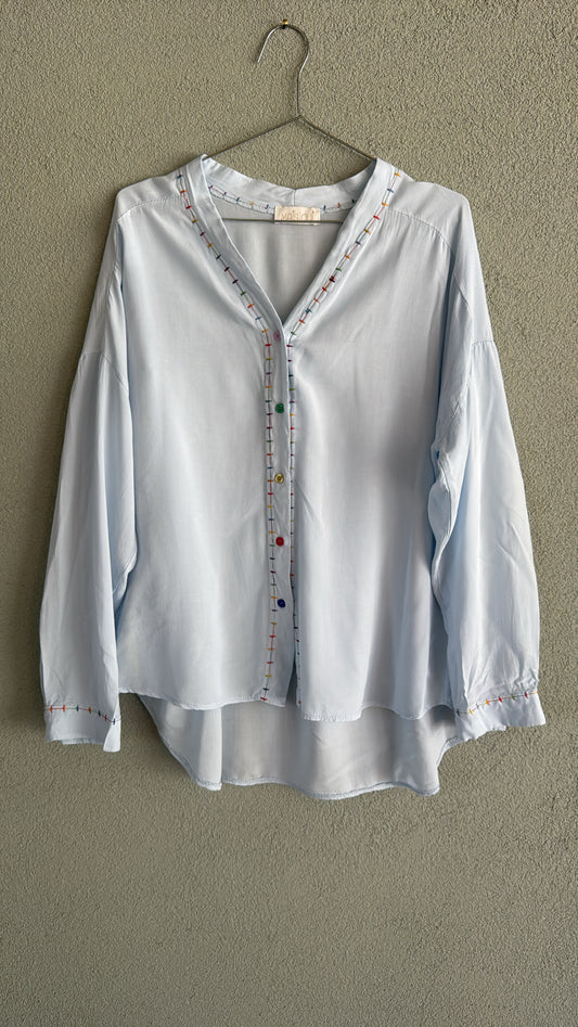 Camicia Blur azzurro