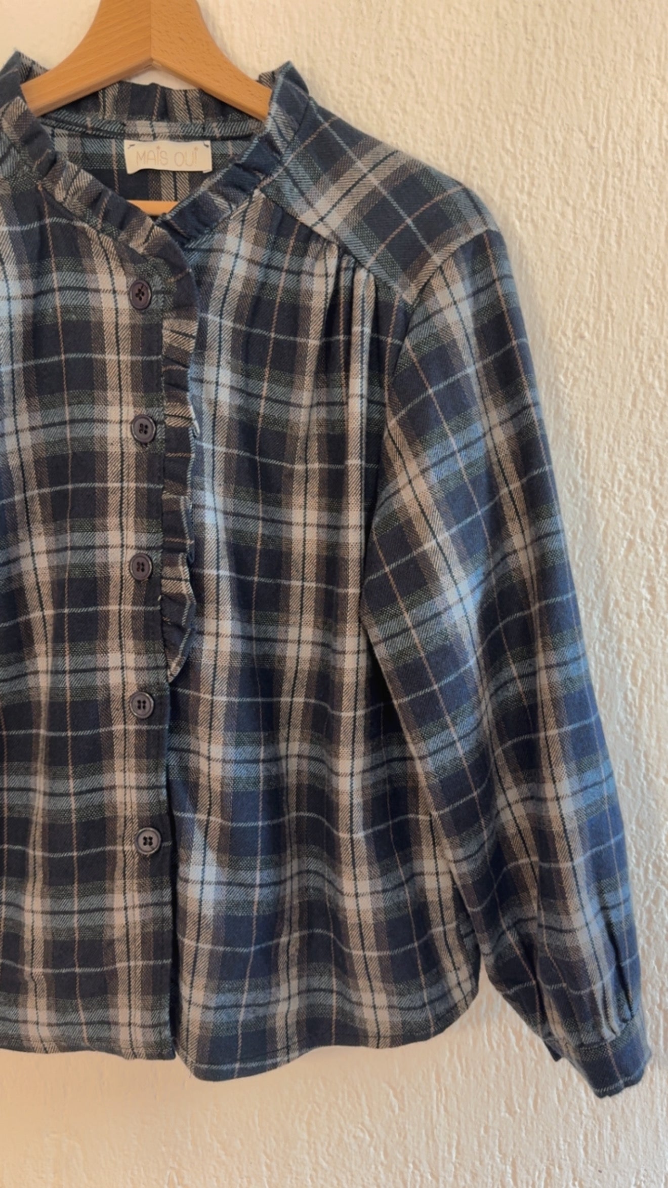 Camicia Anisa tartan navy