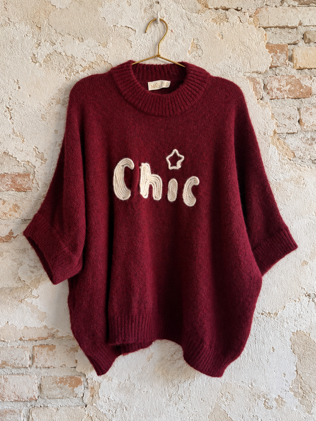Maglia Chic burgundy