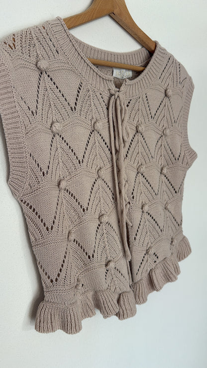 Gilet Teresa cipria