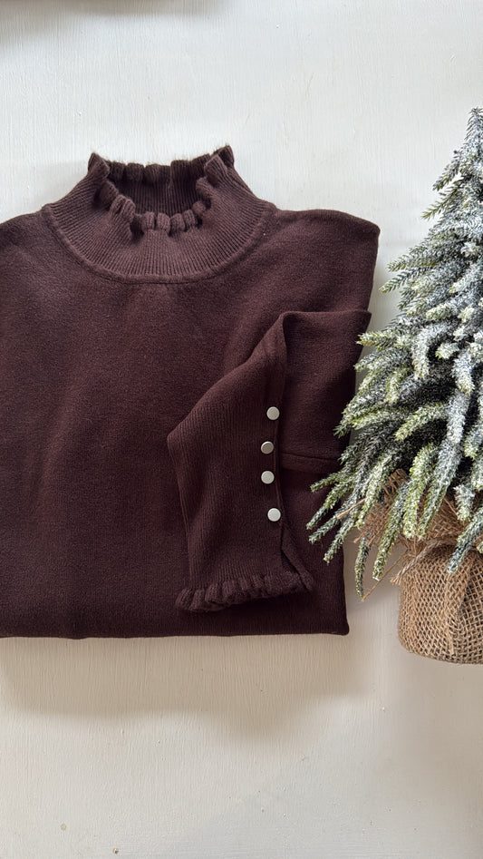 Maglia sottogiacca Elisa choco