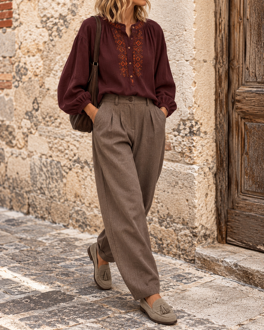 Pantalone Austin taupe