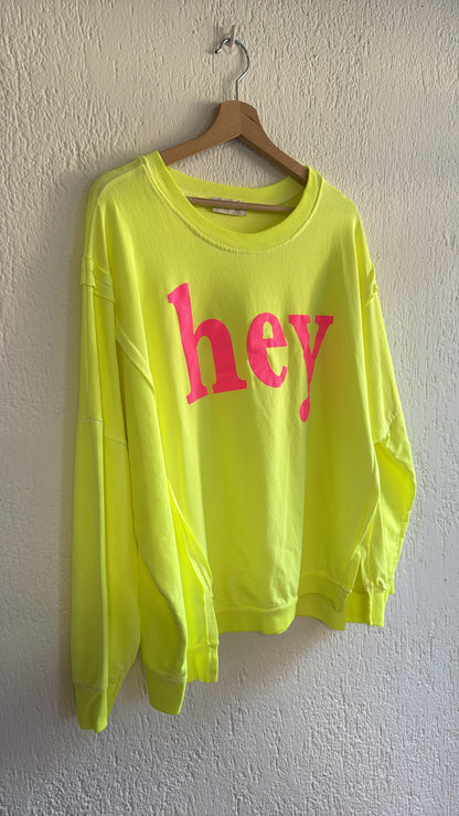 Maglia Hey Giallo Fluo