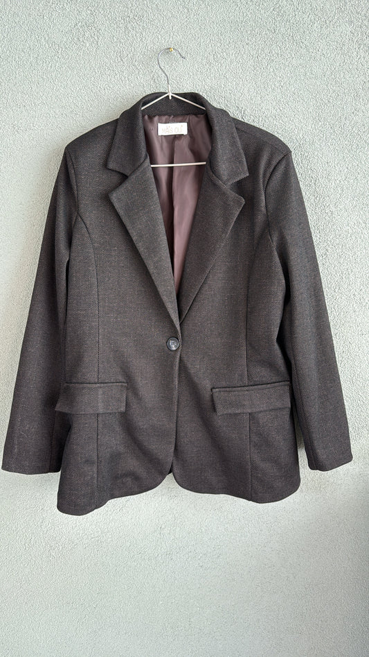 Giacca Virginia Spigata Choco