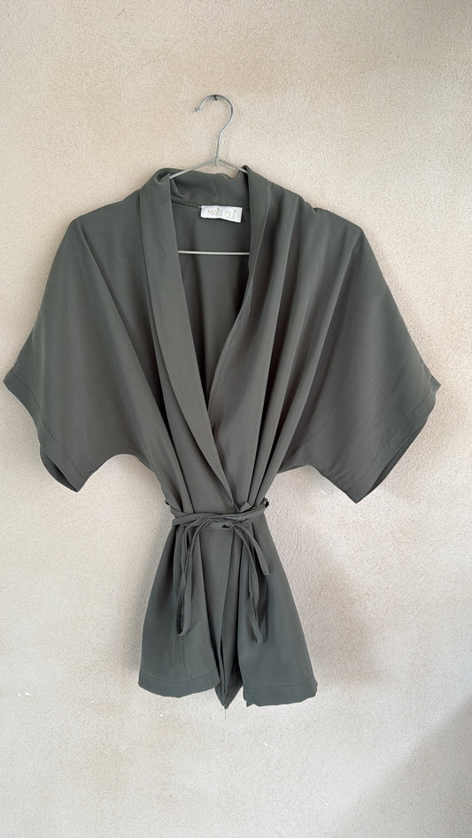 Giacca incrociata Carolina militare