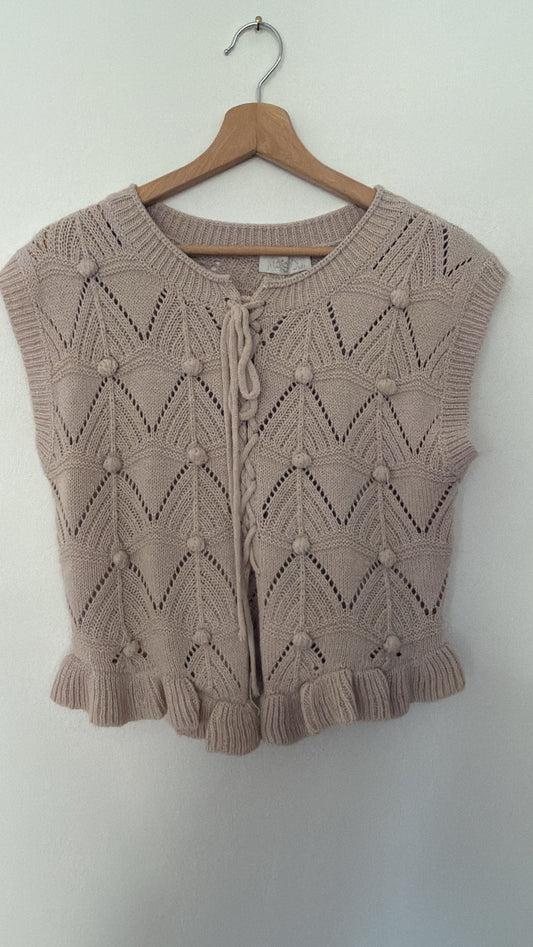 Gilet Teresa cipria