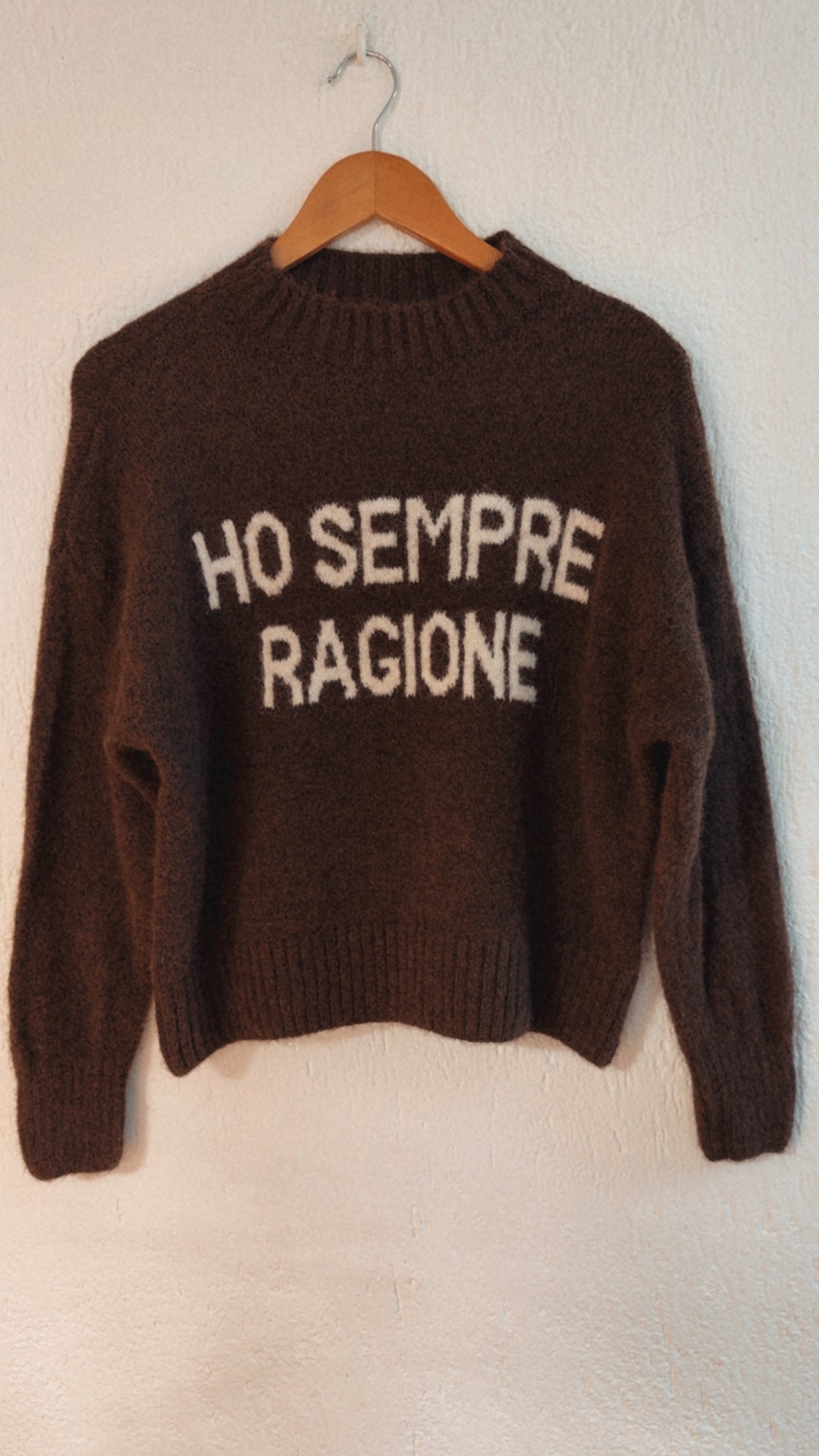 Maglia ho sempre ragione choco