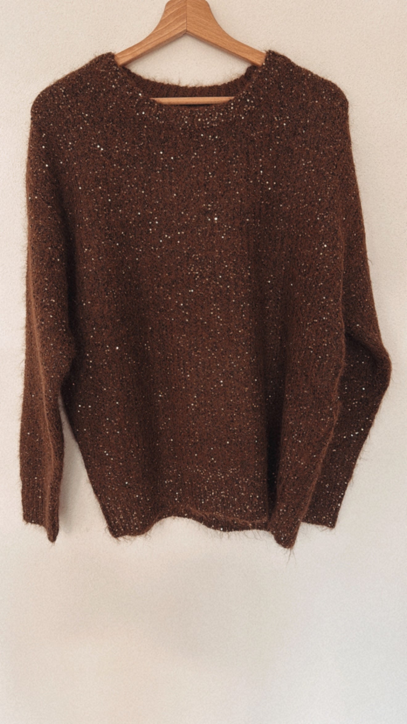 Maglia Brille coffee