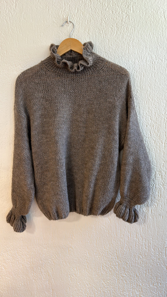 Maglia caramel taupe