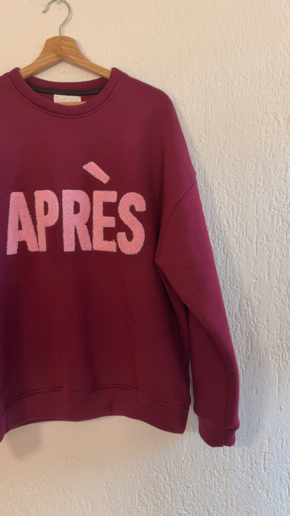 Felpa Après burgundy