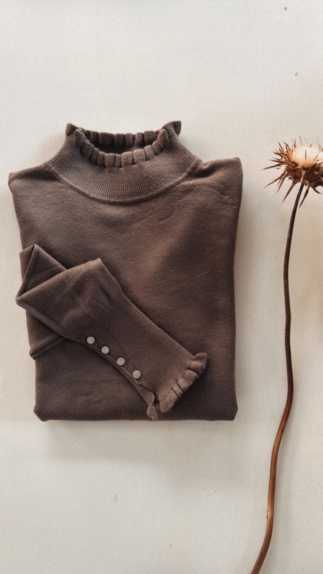 Maglia sottogiacca Elisa milk coffee