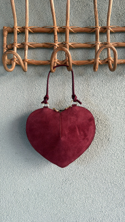 Borsa Cuore Burgundy
