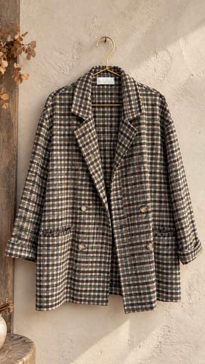 Giacca Scotland check green