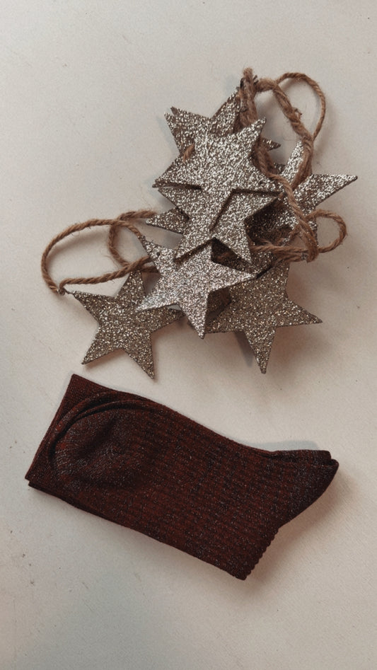 Calze microlurex burgundy