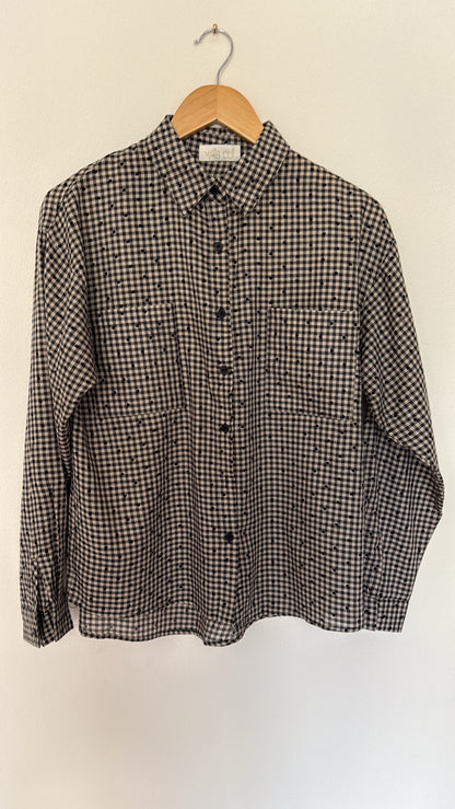 Camicia Clementina check black