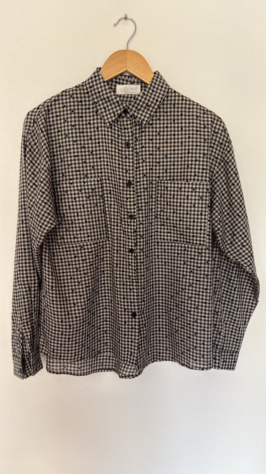Camicia Clementina check black