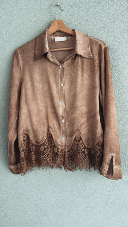 Camicia Amanda wash coccio