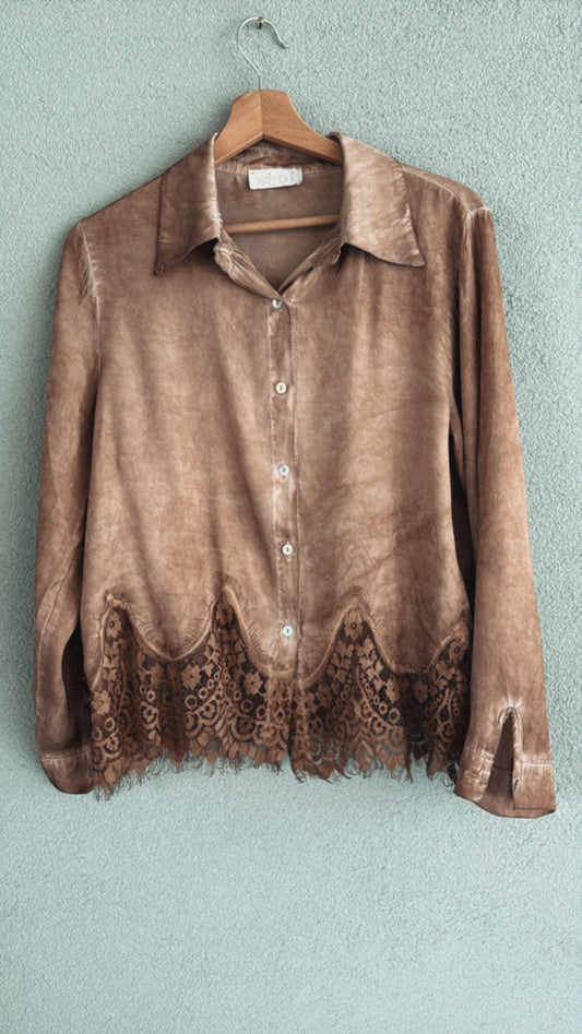Camicia Amanda wash coccio