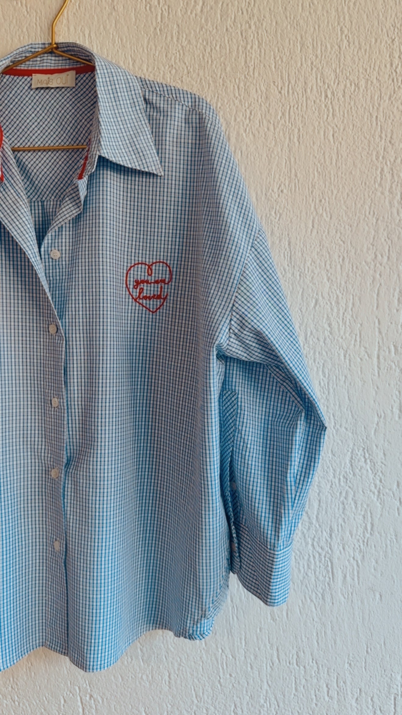 Camicia Loved azzurro